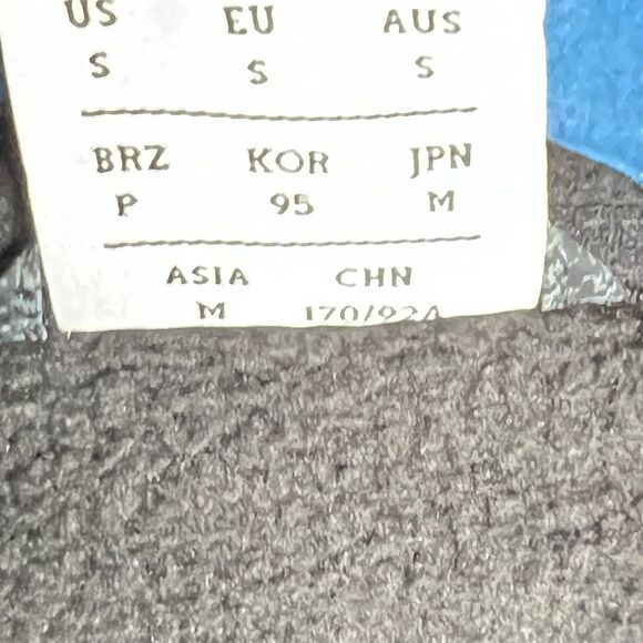 New Balance Fleece Jacket Size Small Black Grey Mock Collar Full Zip Barely Worn - Picture 13 of 13